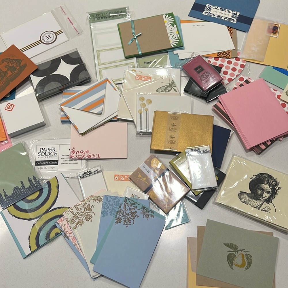 Paper Source Lot of Stationery